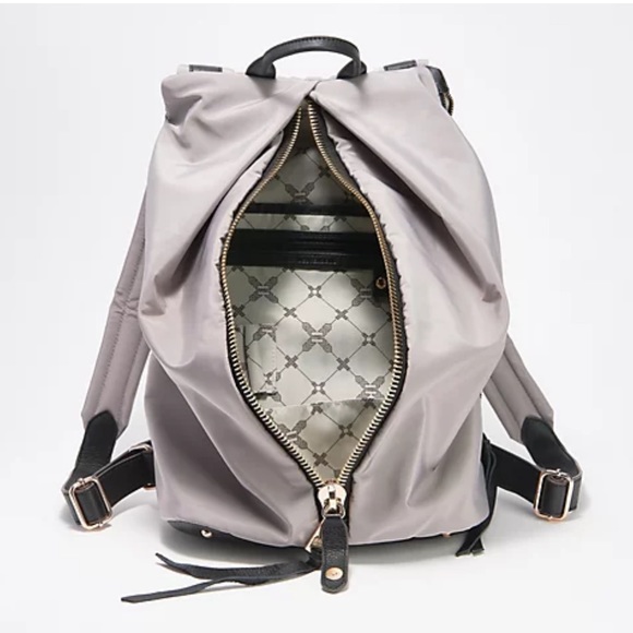 NWT Aimee Kestenberg Large Tamitha nylon backpack - Picture 5 of 12